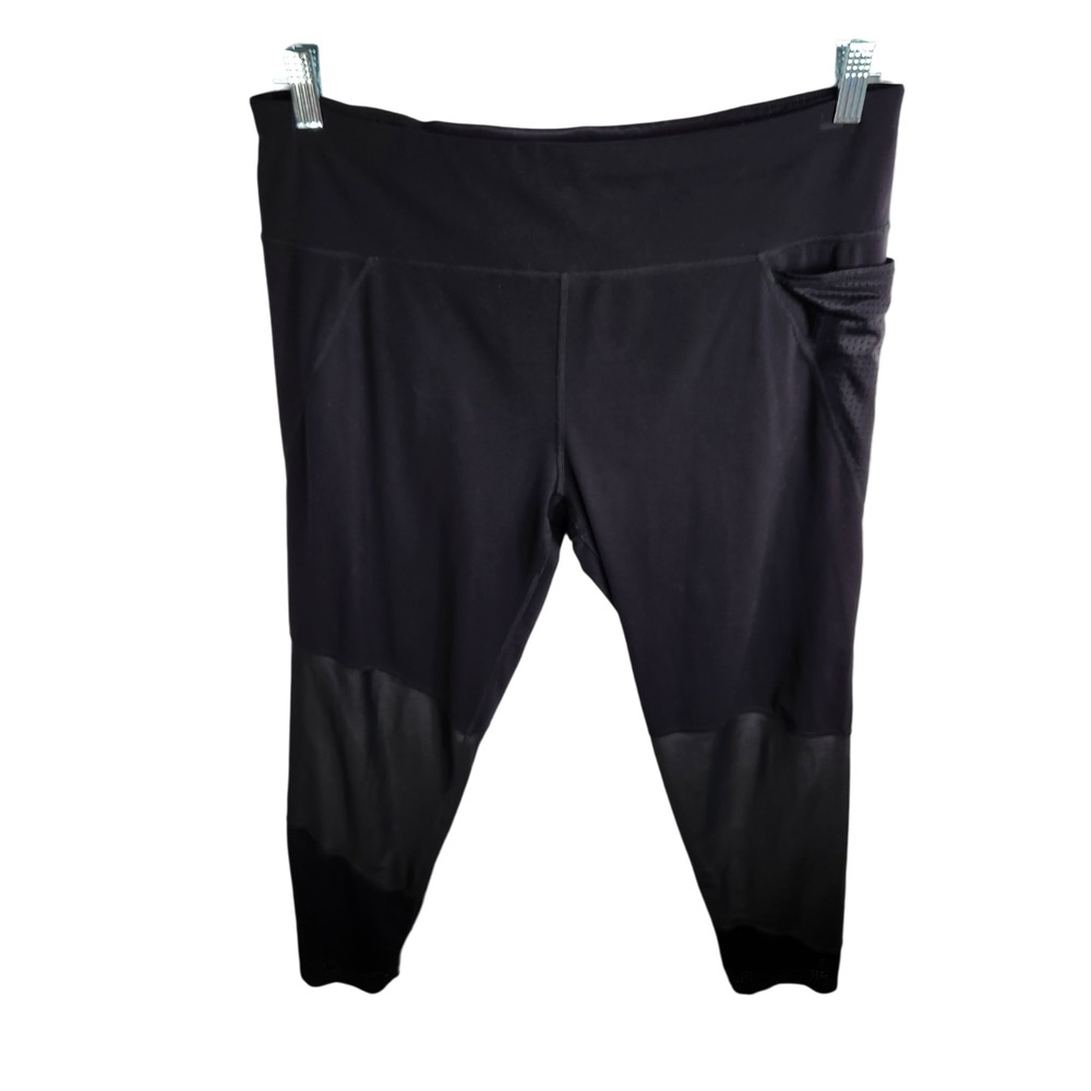 Sweaty Betty Women's Size XL The Power 7/8 Athletic Workout Leggings 24" Black
